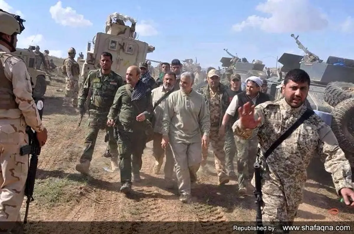 تصاویر سردار سلیمانی در الانبار