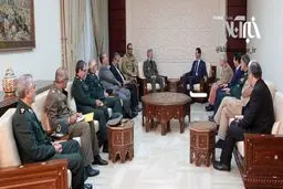 دیدار امیر حاتمی با بشار اسد/عکس