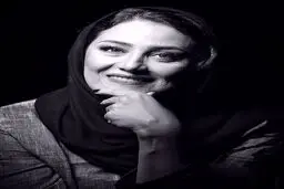 عکس سیاه و سفید از شبنم مقدمی