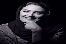 عکس سیاه و سفید از شبنم مقدمی