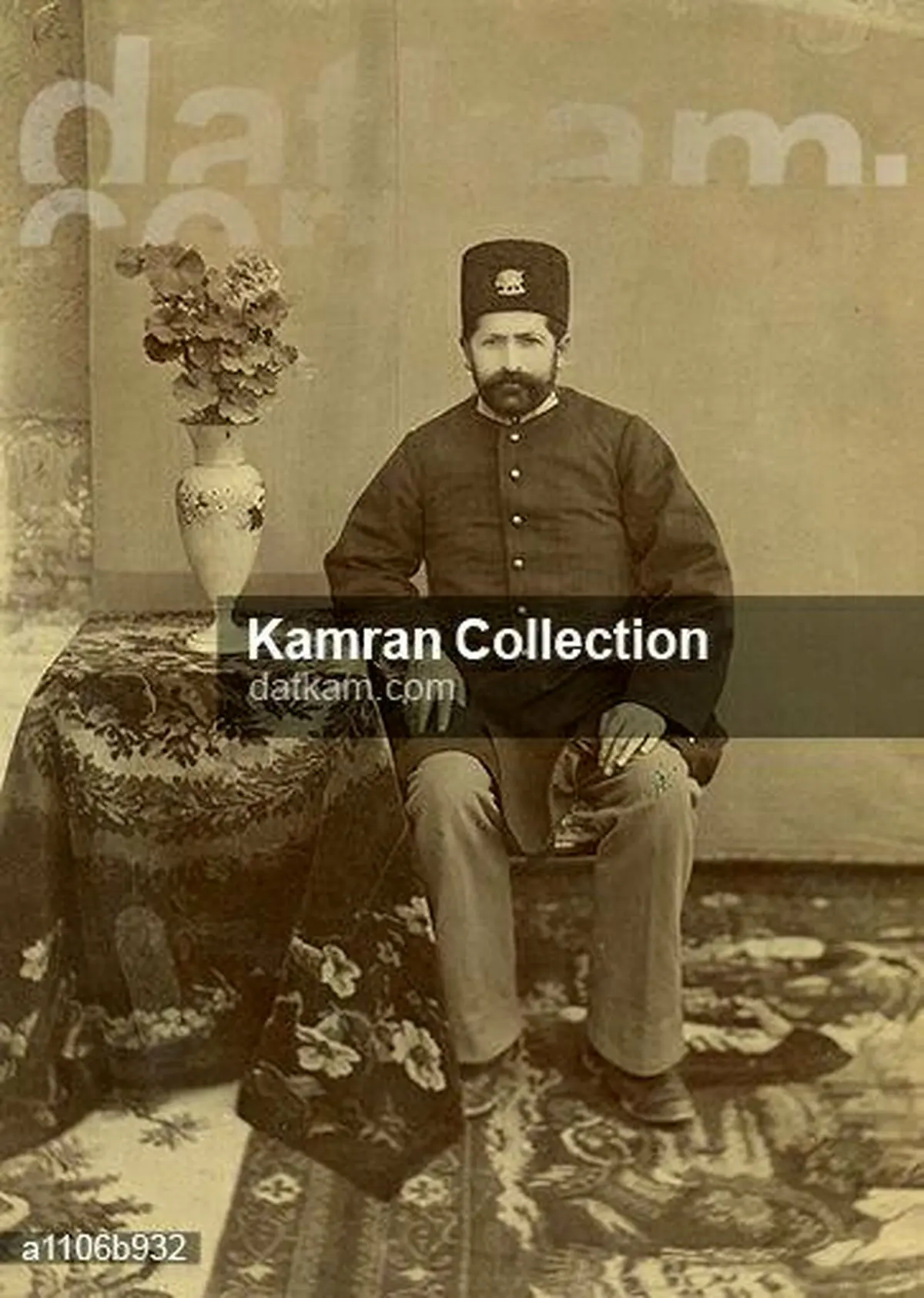 تصویری از محمد ولی خان تنکابنی معروف به سپهدار اعظم در سنین میانسالی