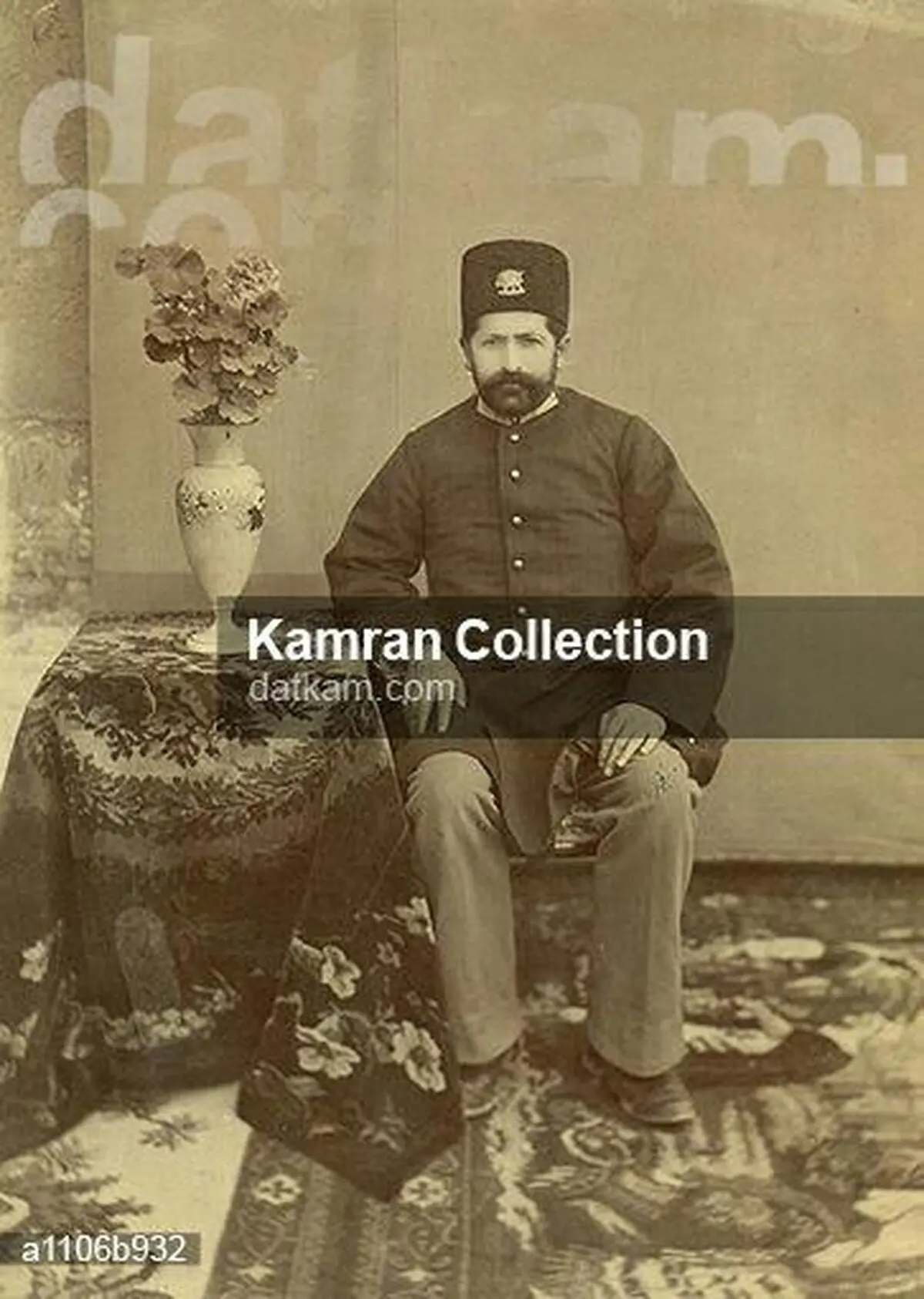 تصویری از محمد ولی خان تنکابنی معروف به سپهدار اعظم در سنین میانسالی