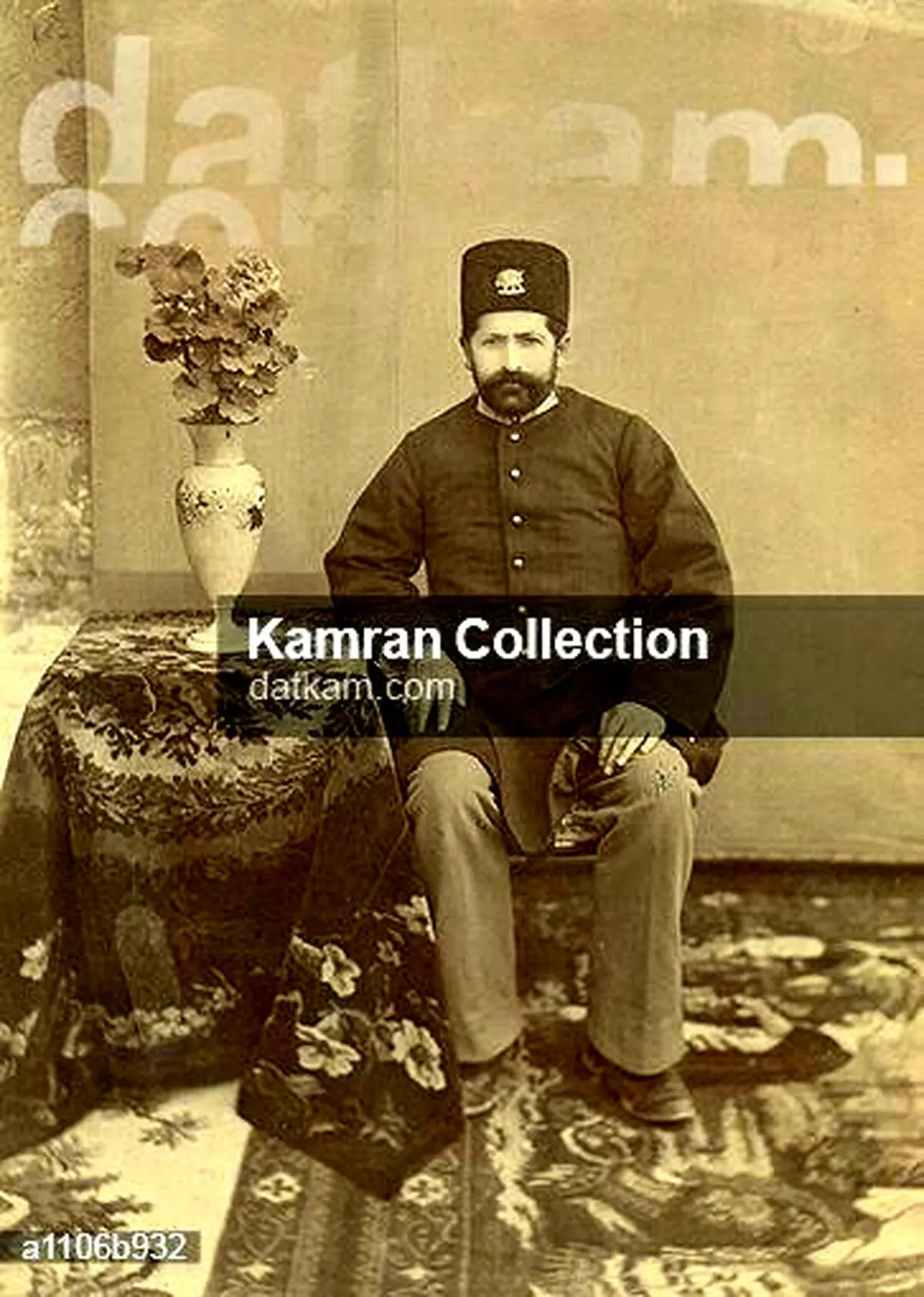 تصویری از محمد ولی خان تنکابنی معروف به سپهدار اعظم در سنین میانسالی