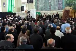 مجلس ترحیم مادر همسر رئیس جمهور/ گزارش تصویری