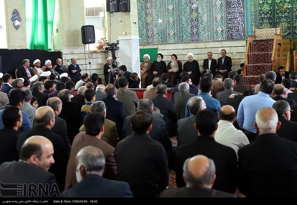 مجلس ترحیم مادر همسر رئیس جمهور/ گزارش تصویری