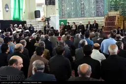 مجلس ترحیم مادر همسر رئیس جمهور/ گزارش تصویری