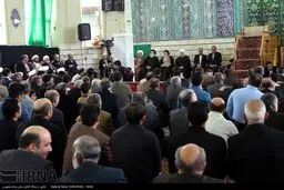 مجلس ترحیم مادر همسر رئیس جمهور/ گزارش تصویری
