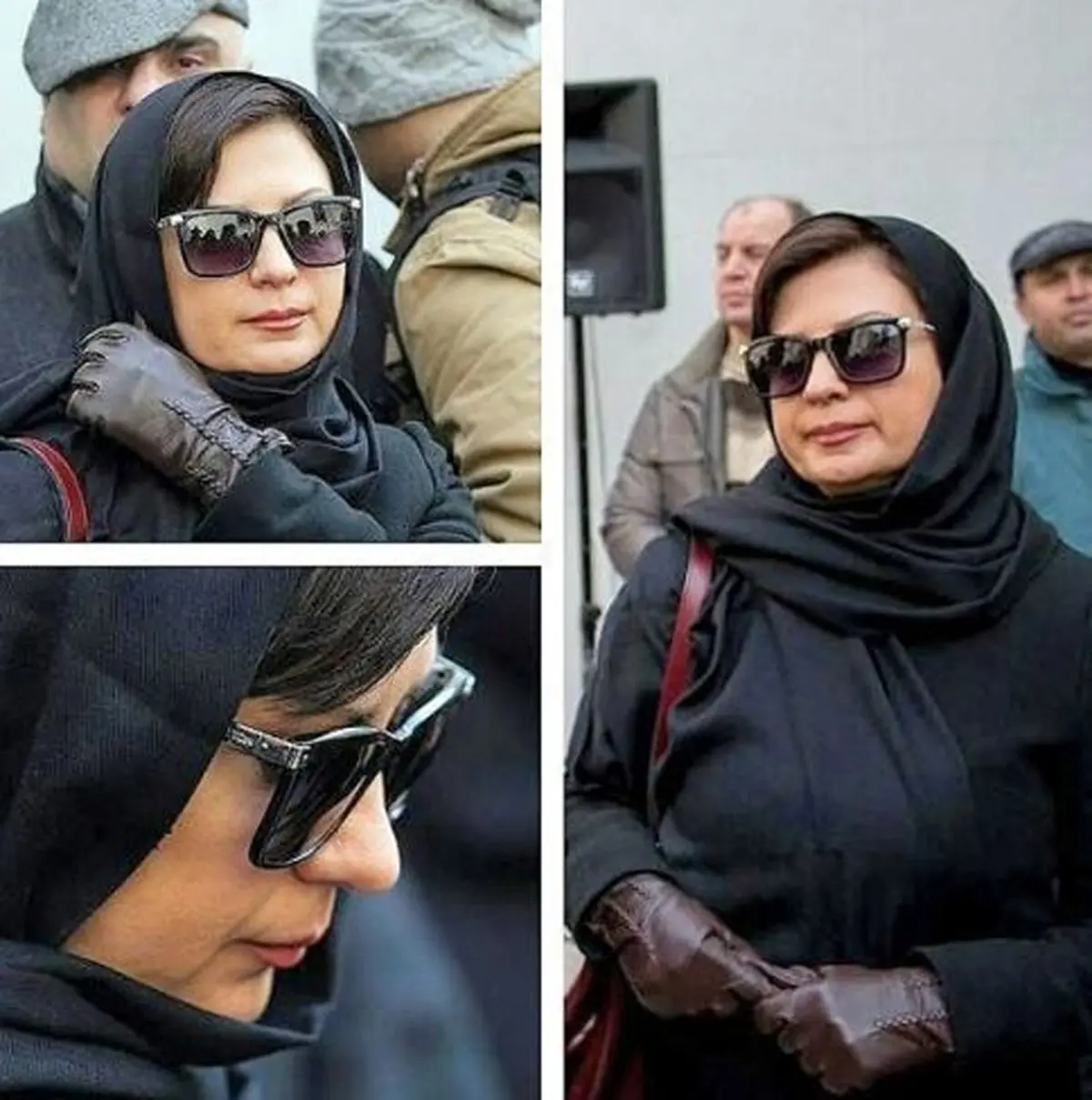 لعیا زنگنه در مراسم حسن جوهرچی/عکس