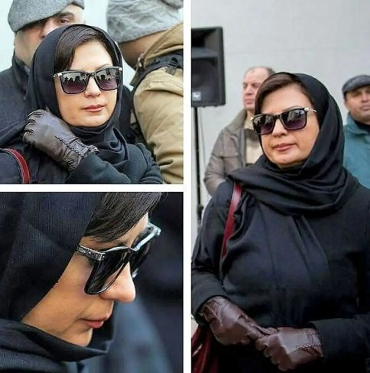 لعیا زنگنه در مراسم حسن جوهرچی/عکس