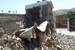تصاویر منتشرشده از خسارات زلزله روز گدشته در کرمانشاه