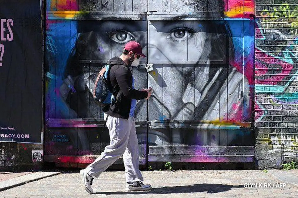 دیوار نگاره ای جالب در انگلیس + عکس