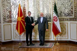 دیدار وزاری امور خارجه ایران ومقدونیه/ تصاویر