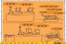 در حاشیه گرانی های اخیر / کاریکاتور