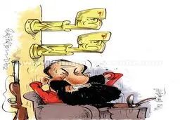 اصغر فرهادی بعد از شکار اسکار!/کاریکاتور