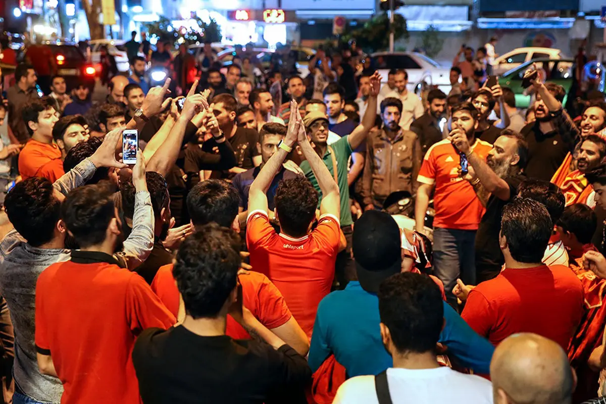 تصاویر/ شادی هواداران پرسپولیس در تهران