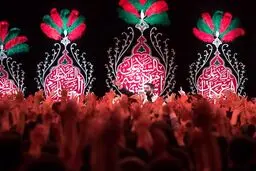 شب پنجم محرم در هیئت مکتب الزهرا / تصاویر
