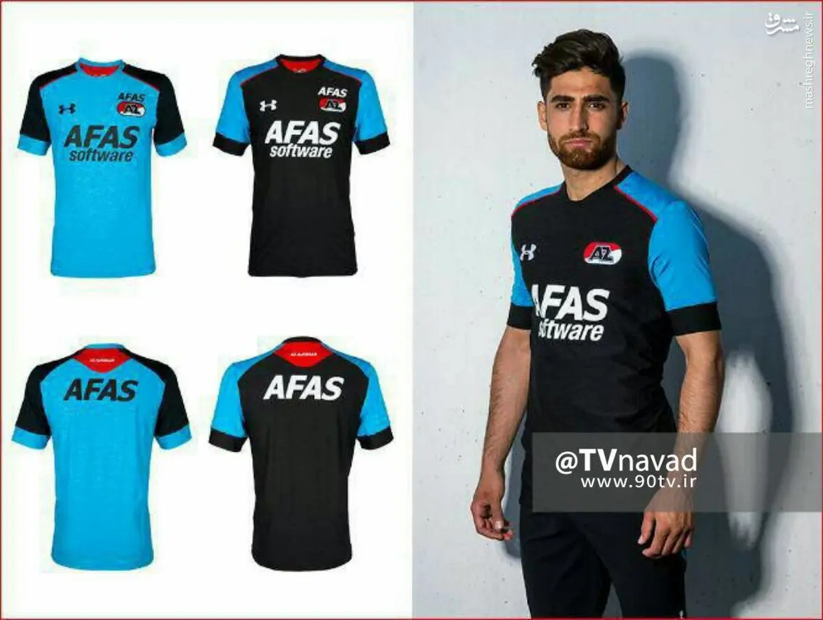 عکس/ جهانبخش مانکن باشگاه آلکمار شد