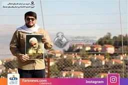 سردار سلیمانی در نزدیکی مرز اسرائیل/تصاویر