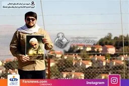 سردار سلیمانی در نزدیکی مرز اسرائیل/تصاویر