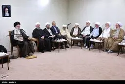 از لاریجانی‌ها، باهنر، جلیلی تا قالیباف، روحانی و ....در دیدار با رهبر انقلاب /تصاویر