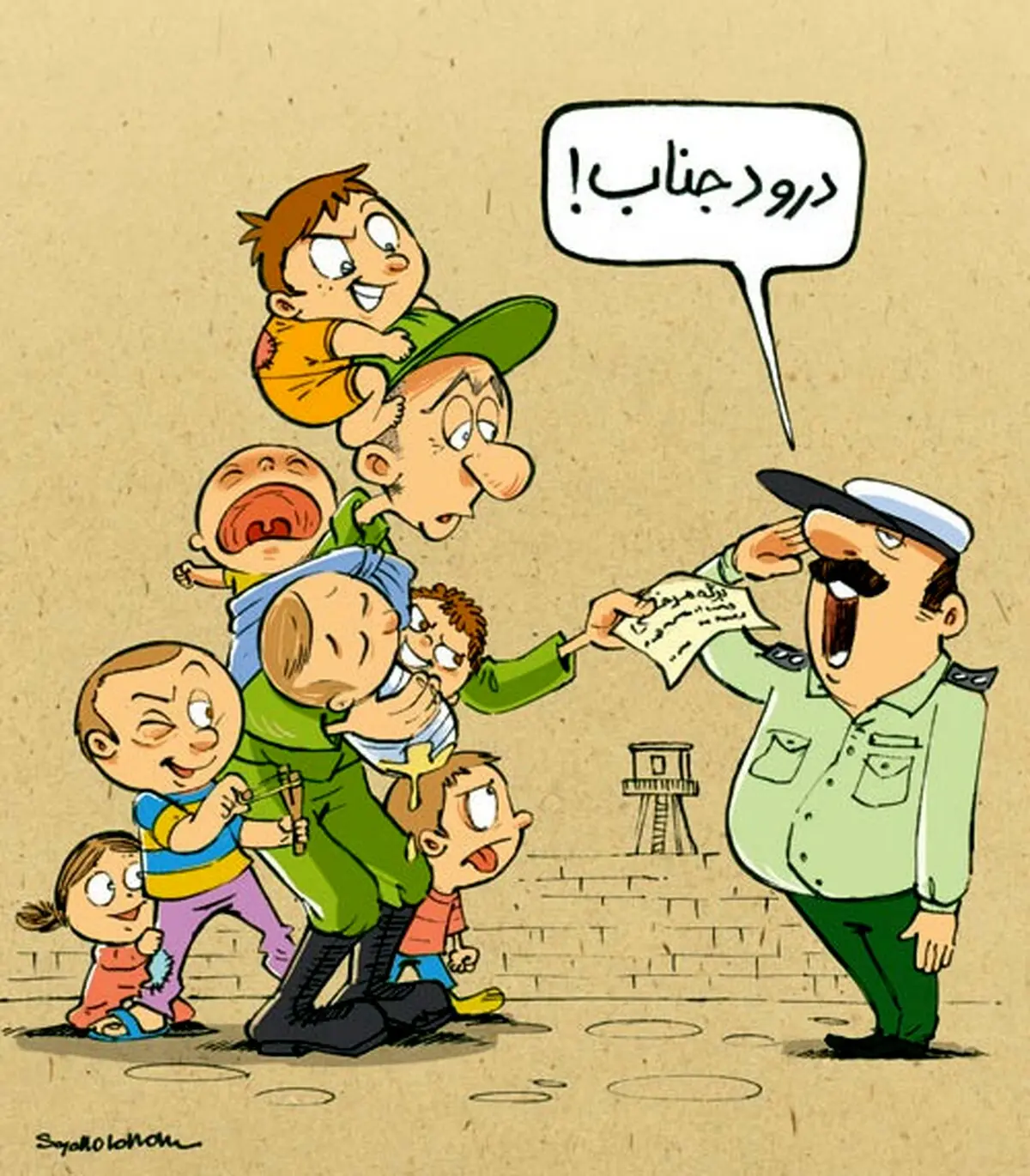 معافیت جدید سربازی! /کاریکاتور