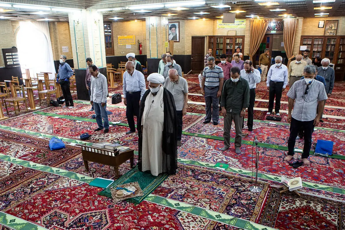 بازگشایی مساجد بعد از دو ماه و نیم + عکس