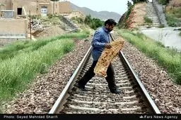 دیوار به دیوار با راه‌آهن/ تصاویر
