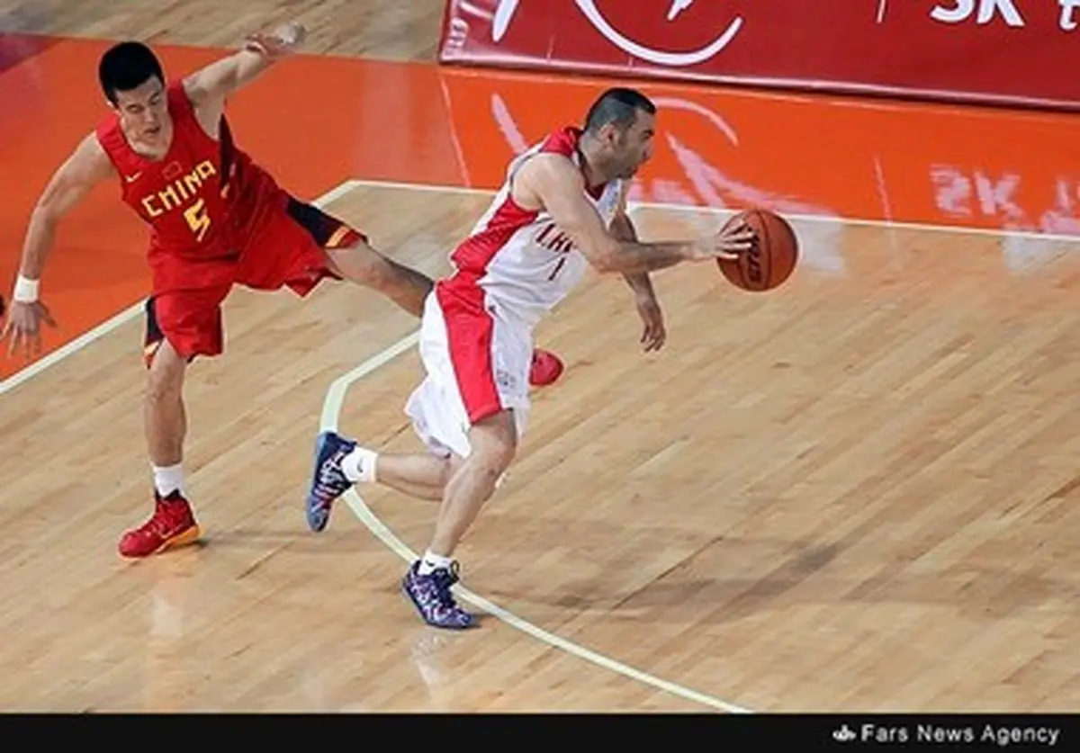 تصاویری از پیروزی تیم ملی بسکتبال ایران در مقابل چین