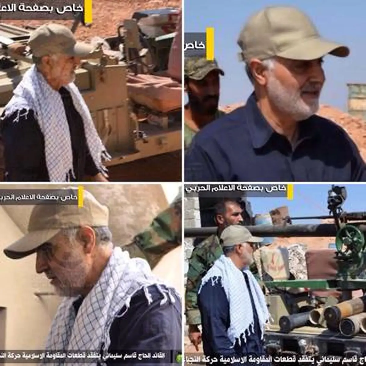 حضور سردار سلیمانی در حلب سوریه +عکس