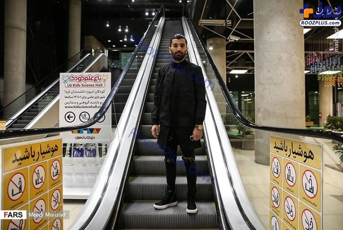 تصویری از تیپ عجیب ستاره پرسپولیس