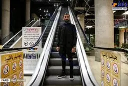 تصویری از تیپ عجیب ستاره پرسپولیس
