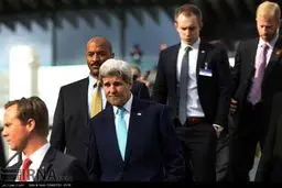 پیاده روی «جان کری» در لوزان /گزارش تصویری