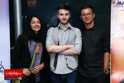 امین حیایی در کنار پسر و همسر بازیگرش/عکس