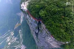 تفریح جالب چینی‌ها/ تصاویر