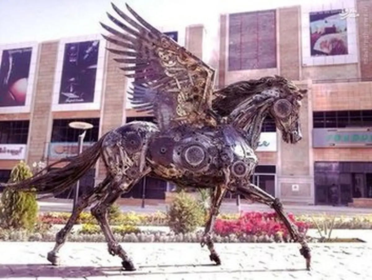 اسب بالدار ایرانی سوژه رسانه‌های خارجی/تصاویر