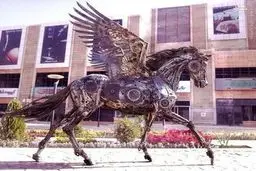 اسب بالدار ایرانی سوژه رسانه‌های خارجی/تصاویر