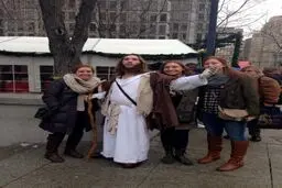 با بیلبورد زنده عیسی مسیح آشنا شوید +عکس