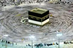 نمایی زیبا از کعبه / عکس