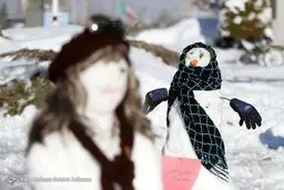 جشنواره آدم برفی های عجیب در مشهد/تصاویر