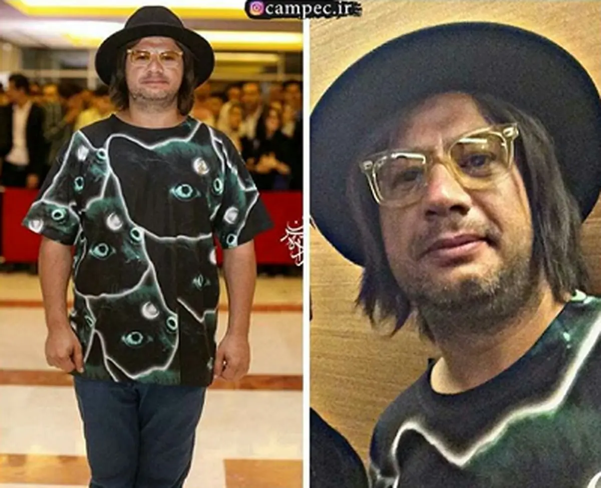 استایل تعجب‌آور علی صادقی در جشن حافظ!+عکس