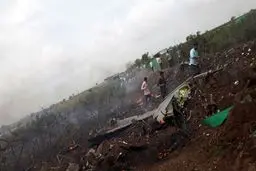 تصاویری از سقوط جنگنده سوخو۳۰ در هند