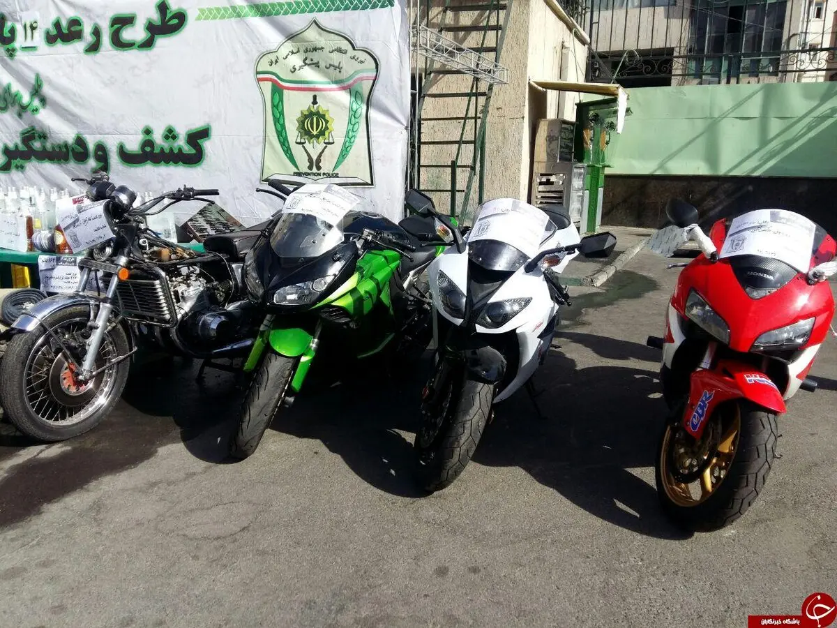 داستان موتورهای 200 میلیونی در شمال تهران چه بود؟ + عکس