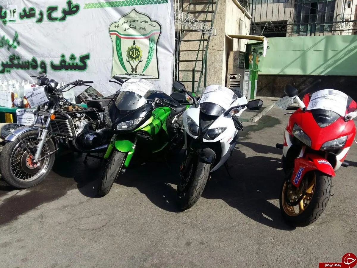 داستان موتورهای 200 میلیونی در شمال تهران چه بود؟ + عکس