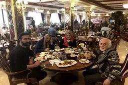 تصویری جدید از دورهمی بهاره رهنما و همسرش