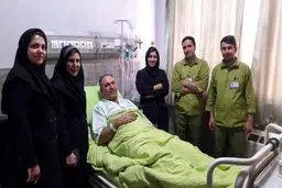 حمید فرخ‌نژاد در بیمارستان بستری شد / عکس