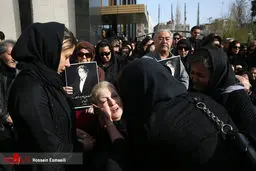 تصاویر مراسم تشییع افشین یداللهی