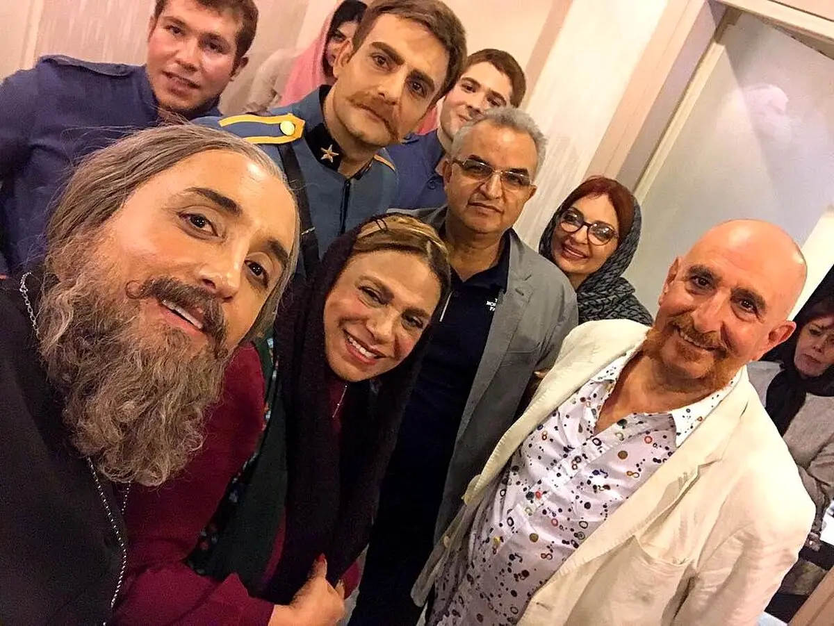 جمع بازیگران /عکس