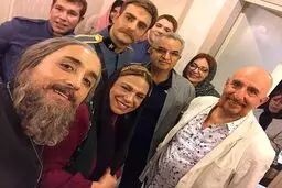 جمع بازیگران /عکس