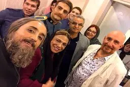 جمع بازیگران /عکس