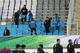 تمرین ژاوی و یارانش در استادیوم آزادی/تصاویر